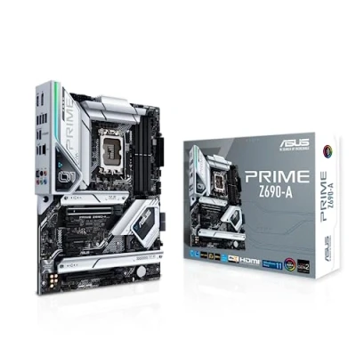 Immagine di ASUS PRIME Z690 A Scheda Madre ATX, Intel Z690, LGA1700, DDR5, PCI 5.0, 2.5Gb Ethernet, Realtek 7.1 Surround, 4xM.2, 4xSATA 6GB/s, 1xUSB 3.2 Gen 2x2, Armoury Crate, Aura Sync RGB