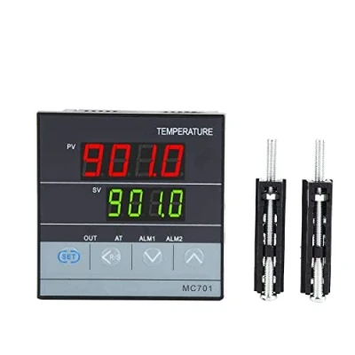 Immagine di MC701 AC265V 199 1300 Regolatore di Temperatura LED, digitale PID, K Type PT100 Sensor Input Relay SSR Output con 2 Bulloni