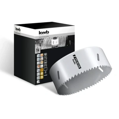 Immagine di kwb 624720 Lama per seghetto alternativo Easy Cut Longlife legno, metallo e plastica, S20 a camma singola/albero T, fissata con chiodi, grigia