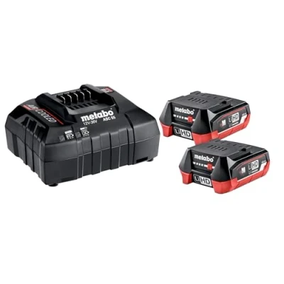 Immagine di Metabo Basic Set 12V 2 x LiHD 4.0 Ah 685301000 Batteria dellutensile e caricabatterie 12 V 4