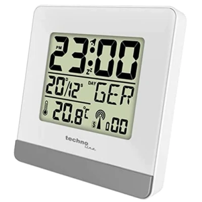 Immagine di technoline Radiosveglia con indicatore di temperatura, bianco, 79 x 30 mm