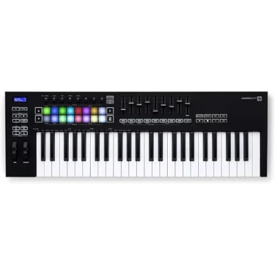 Immagine di Novation Launchkey 49 [MK3], controller tastiera MIDI Integrazione profonda con Ableton Live. modalità accordo, scala e arpeggiatore. Tutto il software di cui hai bisogno