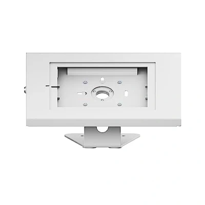 Immagine di PureMounts® supporto per tablet con custodia in acciaio bloccabile IPad 5/6/7/8/9/ Air 9.7&quot;/ 10.5&quot;/10.9&quot;/ 9.7&quot;/10.5&quot;/11&quot; e Samsung Tab A 10.1 (2019)/ A7/S6 Lite 10.4&quot;, bianco