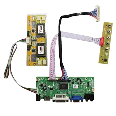 Immagine di VSDISPLAY HDMI + VGA DVI Audio a Cristalli liquidi Input Controller Board per LM230WF1 M215HW03 21,5&quot; 23&quot; Pannello 1920x1080 4CCFL LCD