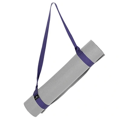 Immagine di Yoga Studio Unisex&#039;s YS Viola Carry 4 x 137 cm, tappetino multiuso con passanti regolabili, cinghia e supporto combinati, regolare