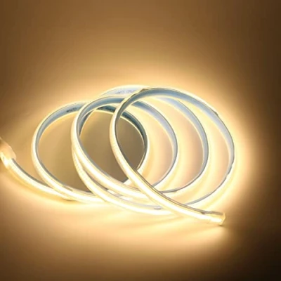 Immagine di pcning COB LED Striscia 220V Bianco Caldo 15Watt/m, 3 Metro 280 leds/m IP67 Impermeabile Strisce per Interno Esterno (Bianco Caldo, 3)