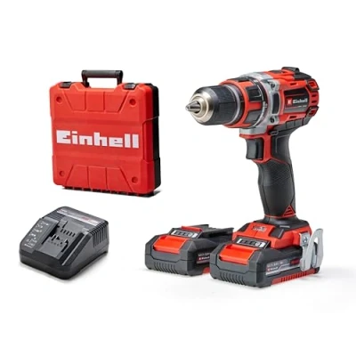 Immagine di Einhell TP CD 18/50 Li BL (2x2,0Ah) 4513896 Trapano avvitatore a batteria 18 V 2 Ah Ion brushless, incl. seconda batteria, caricabatterie,