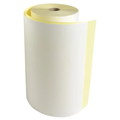 Immagine di Exacompta Ref 52122E rotoli per macchina Telex (6 confezione) 210 mm larghezza x 70 m lunghezza, 3 strati autocopiante carta chimica, nucleo 25 mm, adatto l&#039;uso in macchine