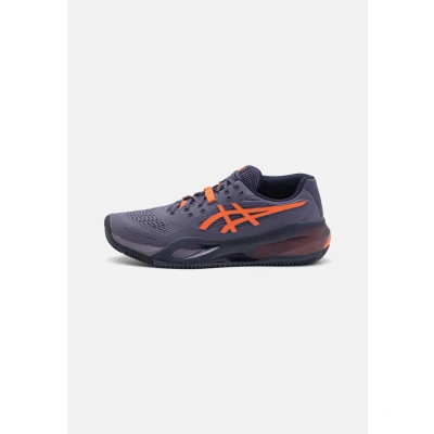 Immagine di Asics Gelresolution X CLAY da tennis per terra battuta, Uomo, Taglia: 47, Greyish purple/nova orange Scarpe
