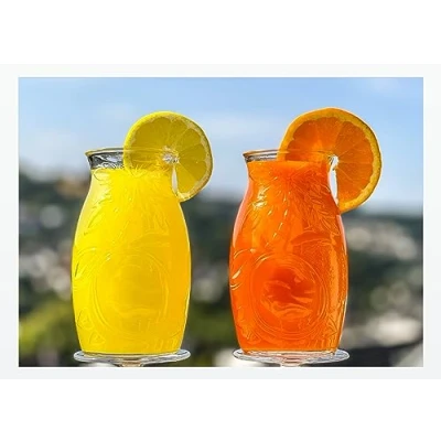 Immagine di Topkapi Tiki Set di 4 bicchieri da cocktail Bar, serie Tiki, palma con noce cocco, 500 ml, XL, pezzi