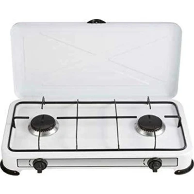 Immagine di Fornello a gas GPL campeggio cucina portatile 1 2 3 4 fuochi (2 FORNELLI GPL)