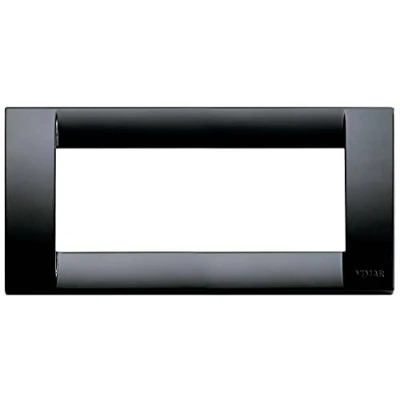 Immagine di Vimar Serie Idea Placca Classica 5 modulo plastico nero