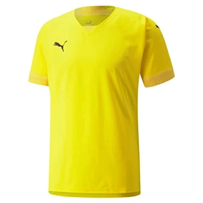 Immagine di Puma Teamfinal Fussball Maglia da calcio, Uomo, Taglia: Small, Cyber yellow freesia