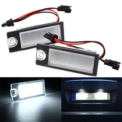 Immagine di VIGORFLYRUN PARTS LTD 2 luci a LED per targa auto, V olvo S80 V70 XC70 2001 2007 S60 2006 XC90 2003, 18 Canbus 12 senza errori, luce posteriore bianca