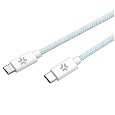 Immagine di Celly USBCUSBCCOTTLB cavo USB 1,5 m C Blu, Bianco