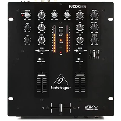 Immagine di BEHRINGER NOX101 PRO DJ MIXER 2 CANALI USB FADERS INFINIUM CROSSFADER VCA
