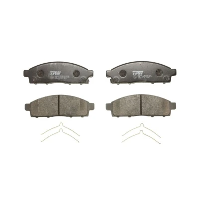Immagine di TRW GDB2124 Kit pastiglie freno con segnalatore acustico usura MITSUBISHI: L200 / Triton V Pick up