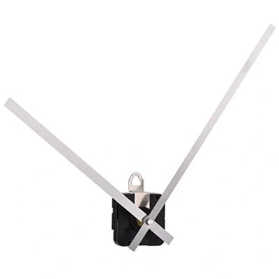 Immagine di Hicarer Lungo Albero ad Alta Torsione Meccanismo Movimento Orologio con Lunghe Lancette Dritte 250 mm/ 9.8 Pollici (Argento)