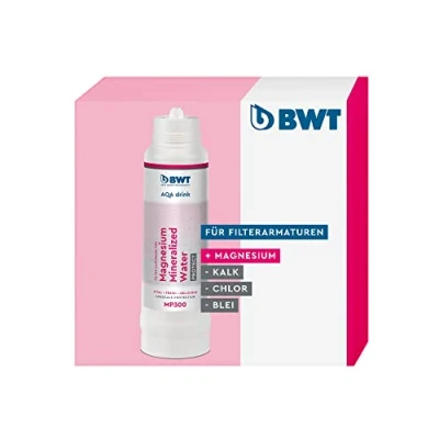Immagine di BWT Filtro acqua AQA drink MP300 Cartuccia filtrante con magnesio e protezione anticalcare potabile Filtra calcare, cloro, piombo rame 1.400 l di capacità a 12 dH