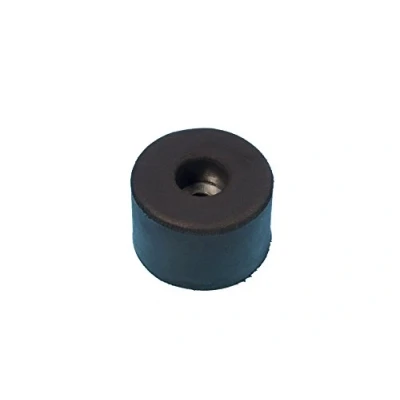 Immagine di Adam Hall Piedino in gomma, 38 x 25 mm, con disco acciaio