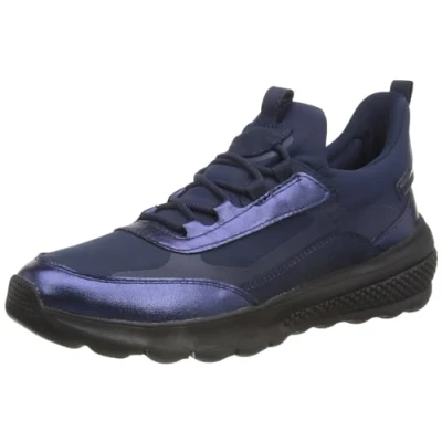 Immagine di Geox D Spherica Actif Sneakers basse, Donna, Taglia: 37, Navy Pelle e tessuto