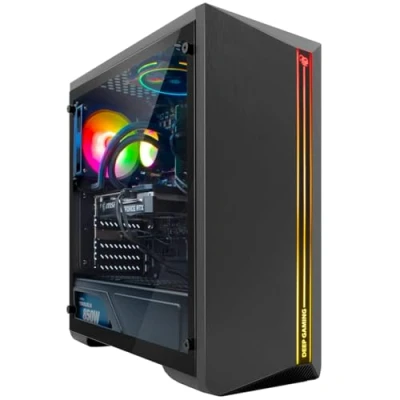 Immagine di PC Gaming Fisso DeepGaming Venom Intel Core i7 10700F, 32GB RAM, 1TB SSD NVMe, GeForce GTX1650 4GB, Windows 10 Preinstallato Senza Licenza. Computer