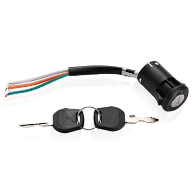 Immagine di GOOFIT Blocchetto Interruttore Di Avviamento Con Chiave 3 Fili Accensione Principali Sostituzione per 50cc 70cc 90cc 110cc 150cc 200cc 250cc Go Kart Dune Buggy Buggies Atv E Dirt Bike Parts hm 50