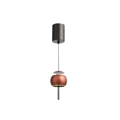 Immagine di LOOM DESIGN Lampada a sospensione LED Parachute, marrone, Ø 9,6 cm,
