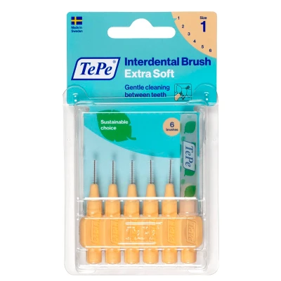 Immagine di Scovolino Extra Soft Arancione 1 TePe 6 Pezzi