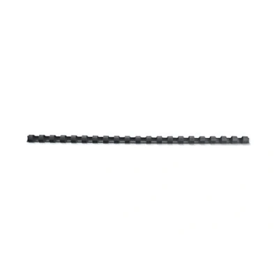 Immagine di GBC Anelli Plastici CombBind, 8 mm, 45 Fogli di Capacità, A4, 21 Anelli, Nero, Confezione da 100, 4028174