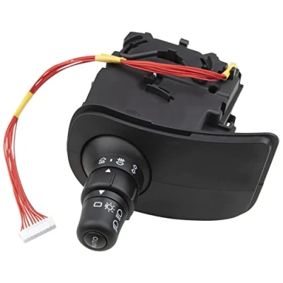 Immagine di KASturrboo Interruttore della leva degli indicatori dei fari, Comando faro Piantone dello Sterzo per Renault Clio MK3 Kangoo Modus 7701057090