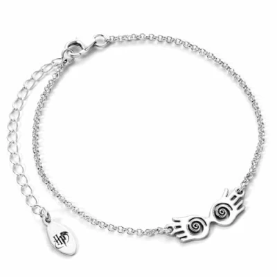 Immagine di Harry Potter Braccialetto in Argento sterling con charm Luna Specs, Misura unica,