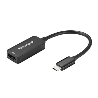 Immagine di Kensington CV4200H Adattatore Universale per Doppio Monitor da USB C a HDMI 4K/8K Windows 10, MacOS, Chrome OS, Compatibile con Thunderbolt 3 e 4 (K34052WW)