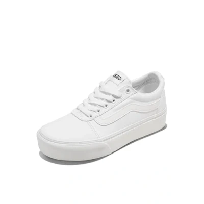 Immagine di Vans Ward Platform, Scarpe da Ginnastica Donna, Canvas White, 42.5 EU