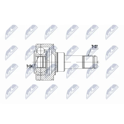 Immagine di NTY NPW BM 057 Kit Giunto Omocinetico Trasmissione automatica Assale posteriore