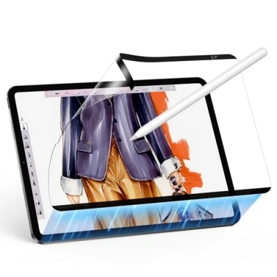 Immagine di ESR Peliicola Protettiva per Magnetica iPad Air 5/4 (2022/2020), Pro 11 (2022 2018), Protezione lo schermo Rimovibile e riutilizzabile, Compatibile con pellicola in vetro temperato, Opaca