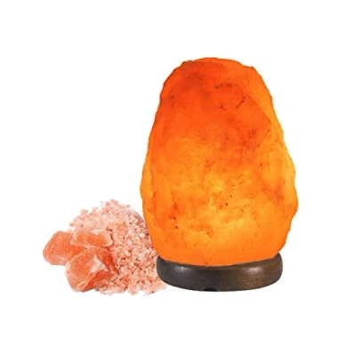 Immagine di BEPER P201UTP100 Lampada di Sale con Intensità Luce Regolabile Unica, Intagliata a Mano Base in Legno
