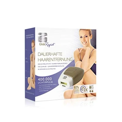 Immagine di Silk&#039;n Glide Rapid, Depilatore per pelli chiare e scure, 400.000 impulsi luminosi