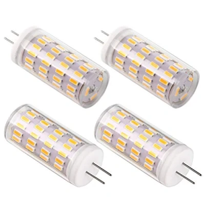 Immagine di Bsxywa G4 LED 12V Lampadine, AC/DC 5W Equivalente a 40W Lampada Alogena, Bianco Caldo 3000K, 400LM, Nessun Sfarfallio, Non Dimmerabile, Confezione da 4 Pezzi