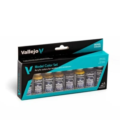 Immagine di Vallejo Model Color Set Pittura Acrilica, 8 x 17 ml, Colori Asortiti