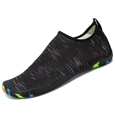 Immagine di SAGUARO Scarpe da Scoglio per Uomo Donna Asciugatura Rapida Scarpette Spiaggia Surf Traspirante Antiscivolo Immersione, Nero 41