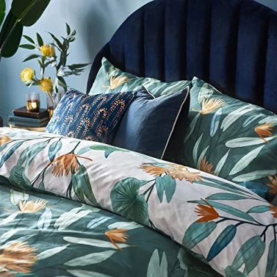 Immagine di furn. Set di coperture Piumino Tigerlily, Policotone, Eucalipto, Separare