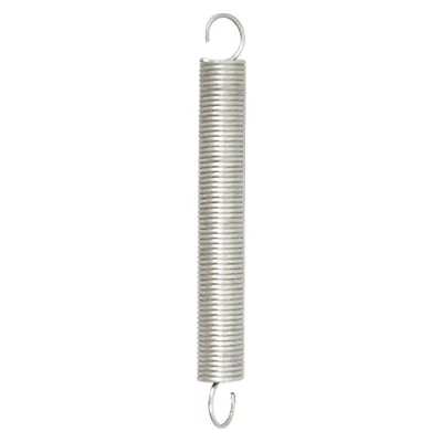 Immagine di Chapuis, Set di 3 molle tensione con ganci a molla in acciaio zincato, doppio gancio, trazione spirale, diametro 0,8 mm, lunghezza 18 mm