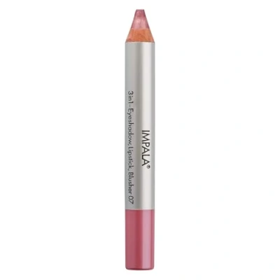 Immagine di Impala Matita Jumbo 3 in 1 Colore 07 Rosa Ombretto, Rossetto e Blush Texture Liscia di Lunga Durata Intenso