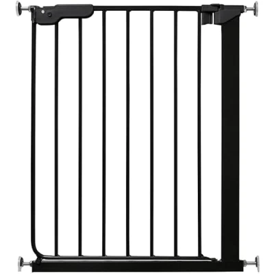 Immagine di Safetots Super Cancelletto Extra Stretto per Bambini, 60.5cm 66.5cm, Nero, Barriera di Sicurezza Scale Bambini