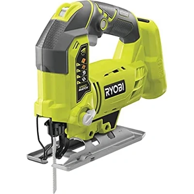 Immagine di Ryobi R18JS 0 Seghetto Alternativo a Batteria 18V ONE+, Cambio Lama Senza Attrezzi, Movimento Regolabile in 4 Posizioni, Non Inclusa