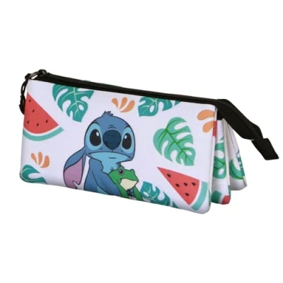 Immagine di Karactermania Disney Lilo and stitch FROG Triple Astuccio per bambini, Taglia: One Size, multicolour