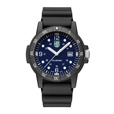 Immagine di Luminox G Collection Sea Bass Carbonox X2.2003 Orologio da uomo 44mm militare con funzione data nera resistente all&#039;acqua 100m, Nero