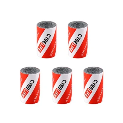 Immagine di CyeeLife Pietre abrasive per freccette, punte in metallo, Sharpener freccette acciaio, set da 5 pezzi