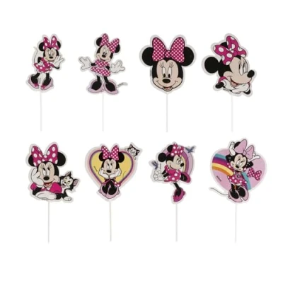 Immagine di dekora Kit per Preparare e Decorare Cupcakes di Minnie in Carta 6 Modelli 30 Unità